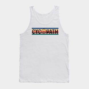 Funny Bicycle Cycling & Cyclist  Retro Vintage Cycopath Tank Top